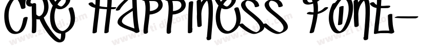 Cre Happiness Font字体转换